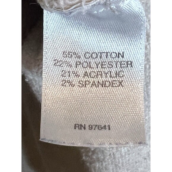 J. Jill Women’s Large Beige Soft Oversized Stretchy Long Knit Tunic Sweater - Picture 8 of 9